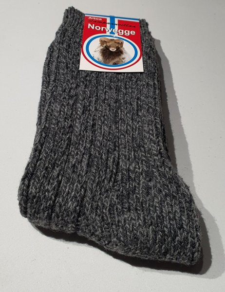 Product image of  Villasukka - Koko 43-46 - Tumma Harmaa - 50% lampaanvilla