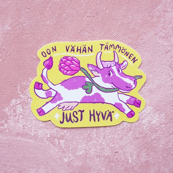 Product image of  Just hyvä lehmä -vinyylitarra