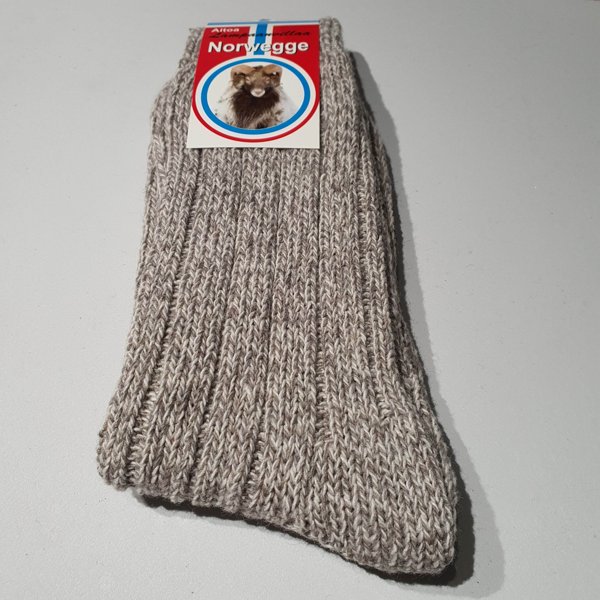 Product image of  Villasukka - Koko 43-46 - Vaalea harmaa - 50% lampaanvilla