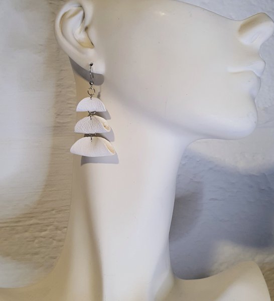 Product image of  Korvakorut - poronnahka - valkoinen - 3-os.