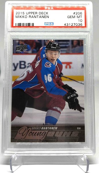 Product image of  2015-16 #206 Mikko Rantanen Young Guns PSA 10