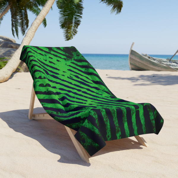Product image of  Beach Towel - Beyond Cosmic Limits – Vivid Green