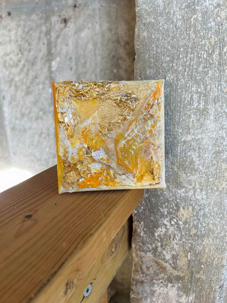 Product image of  Taideteos " TUNNE LOISTOSI" 10x10cm