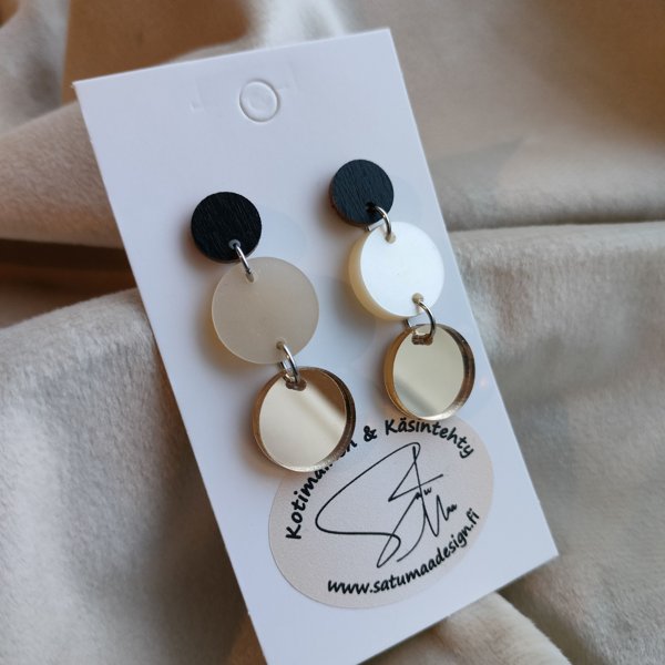 Product image of  TriplaPallot - HelmiäisValkoinen, KultaPeili