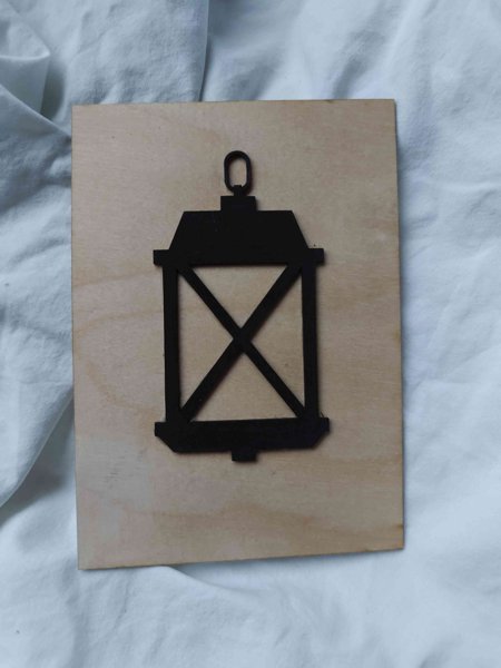 Product image of  Lyhty joulukortti