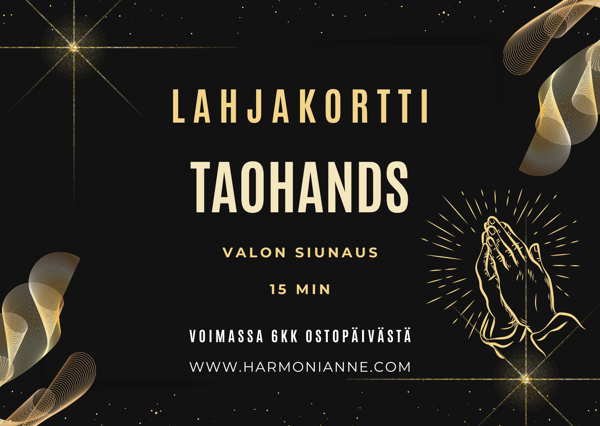 Product image of TAOHANDS-LAHJAKORTTI, 15MIN