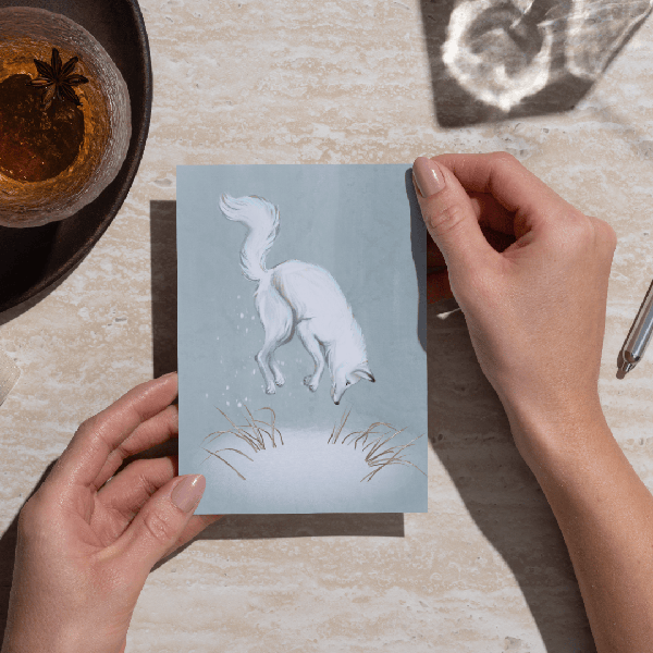 Product image of  Hyppäävä kettu - Postikortti