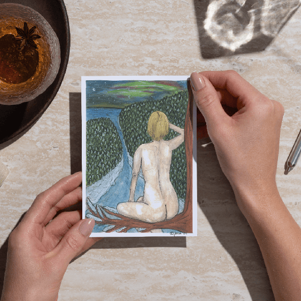 Product image of  Talven neito - Postikortti