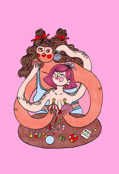 Product image of SELF CARE Askartelijat joulukortti