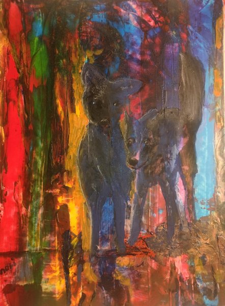 Product image of Seppo ja Raija, sekat.levylle, 40 x 30 cm