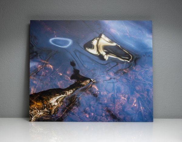 Product image of  Vesi soittaa koivua -valokuvataulu, 25 x 30 cm