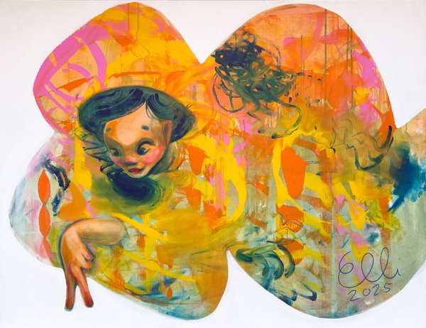 Product image of  Maalaus: Maailma on catwalkini | Painting: World Is My Catwalk