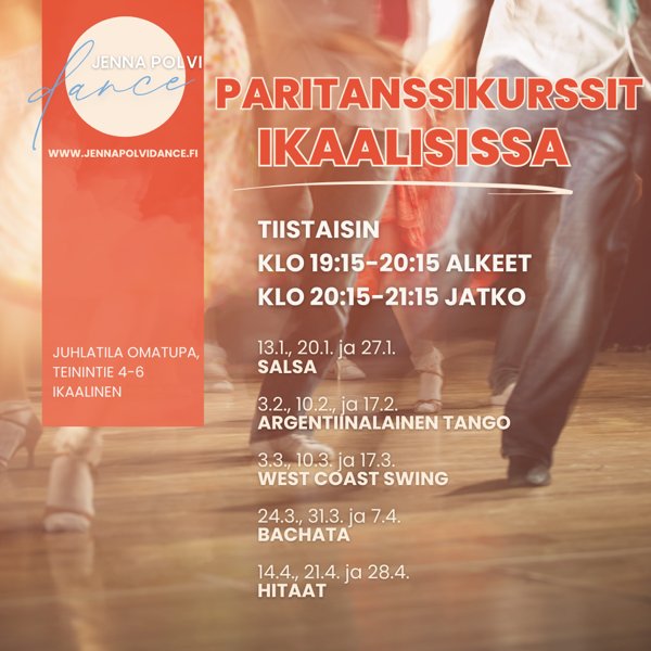 Product image of  Paritanssikurssit Ikaalisissa 6 x 3krt kurssi