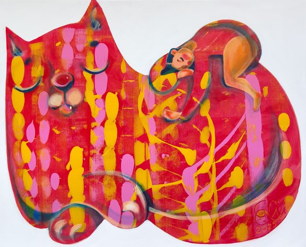 Product image of  Maalaus: Pehmeä päiväuni | Painting: A Soft Nap
