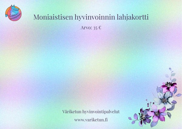 Product image of Moniaistisen hyvinvoinnin lahjakortti 35 €