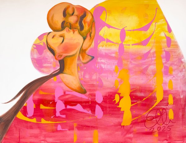 Product image of  Maalaus: Suudelma | Painting: The Kiss