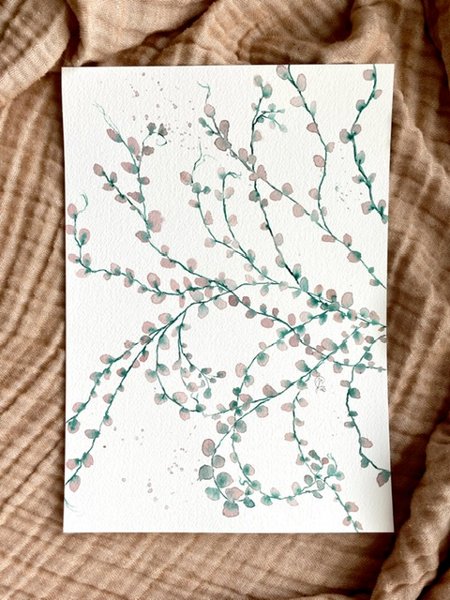 Product image of  ”Spreading Joy”  -akvarelliteos