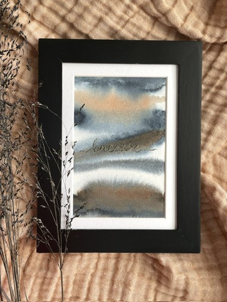 Product image of  "Breathe" -akvarellikortti