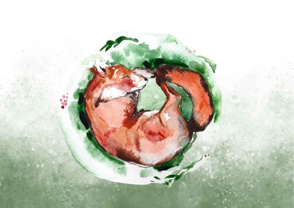 Product image of "Päiväunilla" A4 juliste