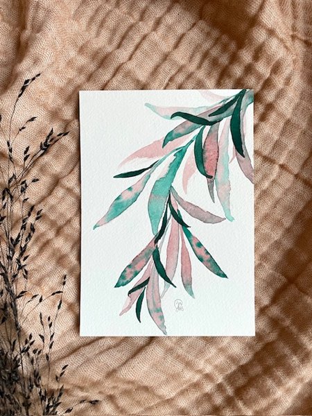 Product image of  ”Eucalyptus dream” -akvarellikortti
