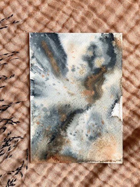 Product image of  ”Earth & Soil5” -akvarellikortti