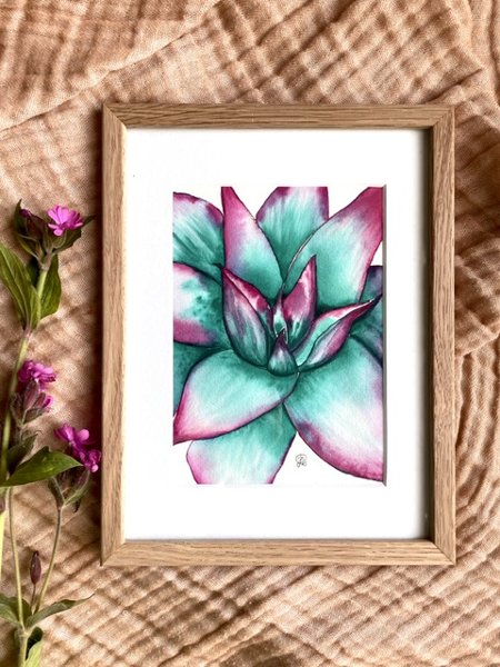 Product image of  ”Bloom” -akvarelliteos