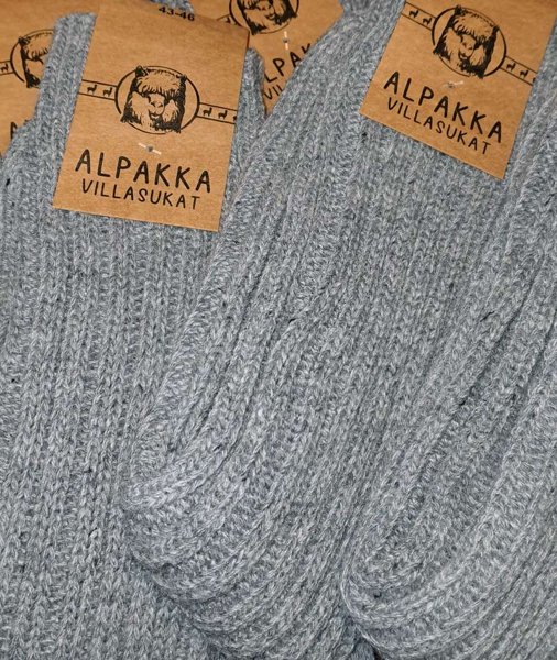 Product image of  Alpakka villasukka - Koko 44-46 - Harmaa