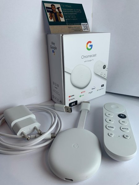 Product image of Chromecast With Google TV 4K + Alkuperäispakkaus