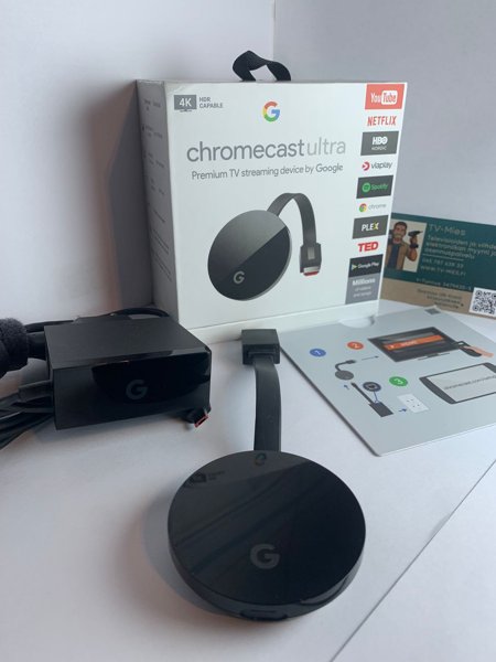 Product image of Google Chromecast Ultra 4K + Alkuperäispakkaus