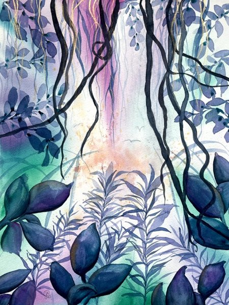 Product image of  ”Tierra de nada” -akvarelliteos