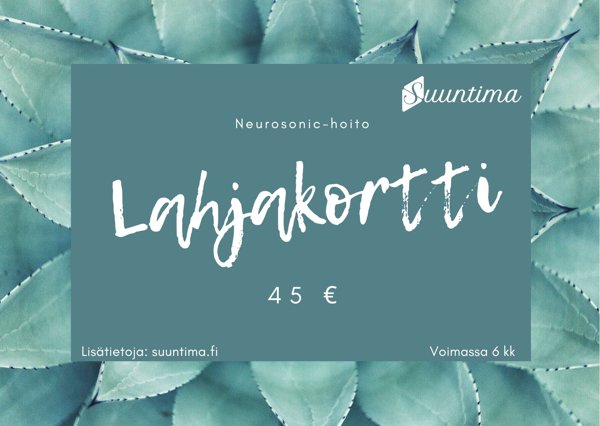 Product image of Neurosonic-hoito lahjakortti 45 €
