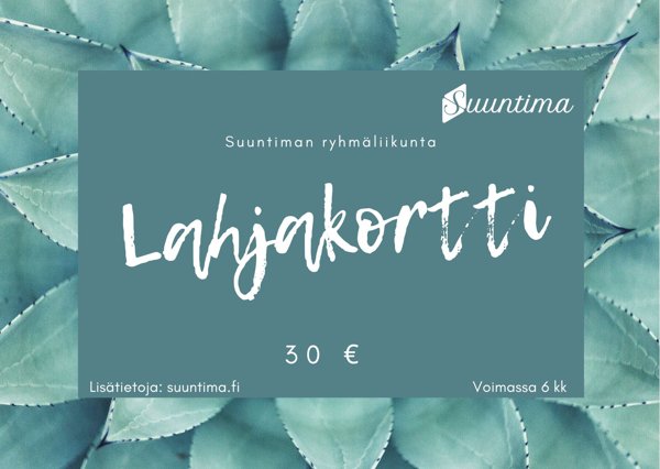 Product image of Ryhmäliikunta lahjakortti 30 €