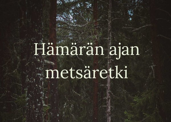 Product image of  Hämärän ajan metsäretki 2.1. klo 18-20 Nokia