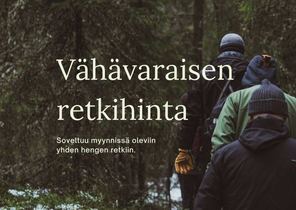 Product image of  Vähävaraisen retkihinta