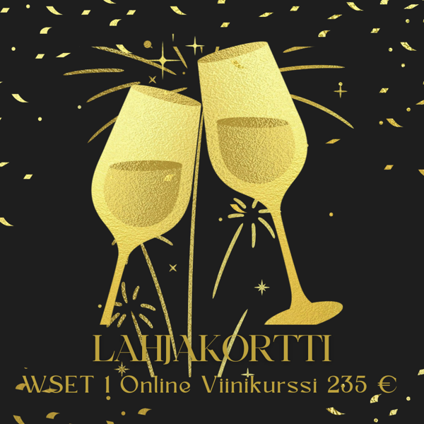 Product image of  Lahjakortti WSET 1 Online viinikurssi