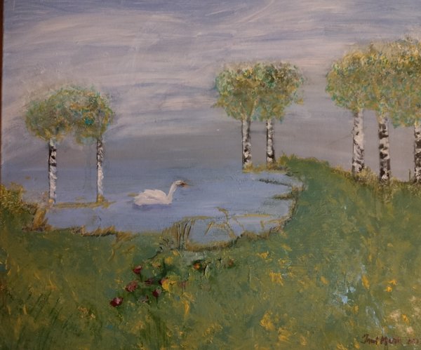 Product image of  Joutsen, 50 x 60 cm, akryyli kankaalle