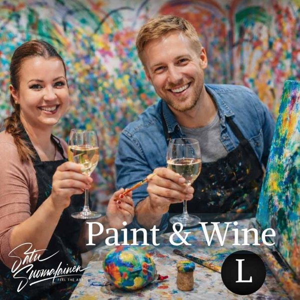 Product image of  Paint & Wine L / lauantaina 10.1 klo: 14-17