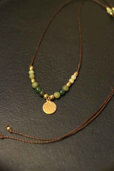 Product image of  Mandala-riipus aventuriini-jade