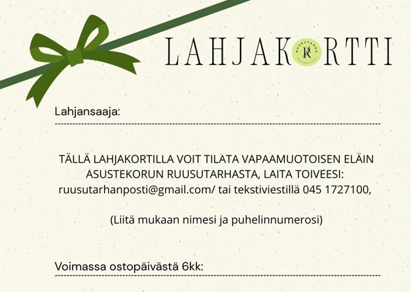 Product image of LAHJAKORTTI (asustekorut)