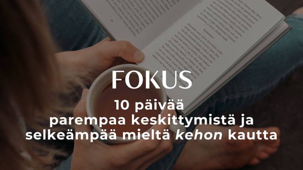 Product image of  FOKUS kohti parempaa keskittymistä ja rauhallisempaa mieltä
