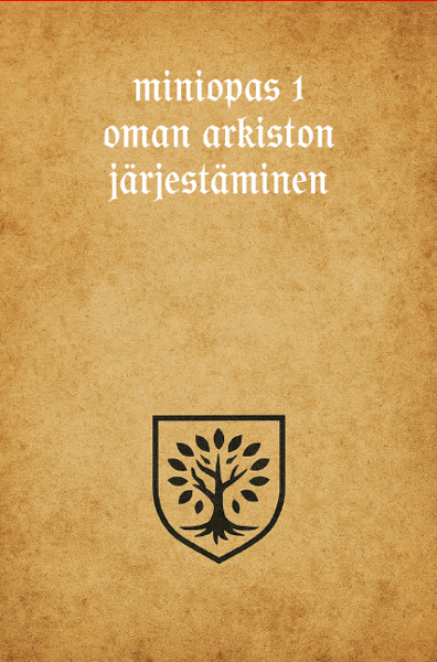 Product image of  miniopas 1 - oman arkiston järjestäminen sähköinen kirja