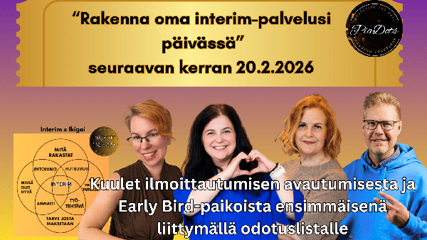 Product image of Ryhmävalmennus 8h – Rakenna oma interim-palvelusi 20.02.2026