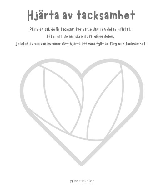 Product image of Hjärta av tacksamhet