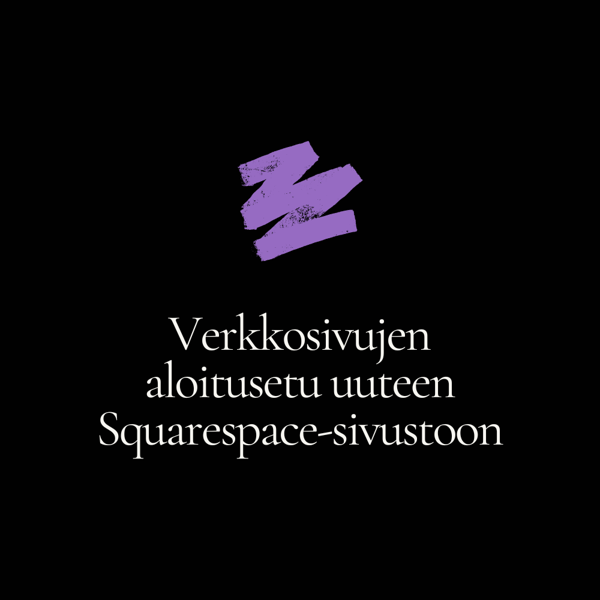 Product image of  Squarespace-verkkosivujen aloitusetu -20% DIY-tekijöille