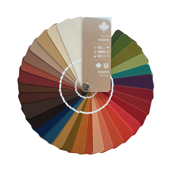 Product image of  12-jakoinen viuhka: Lämmin syksy