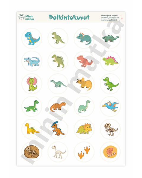 Product image of  Palkintokuvat - dino