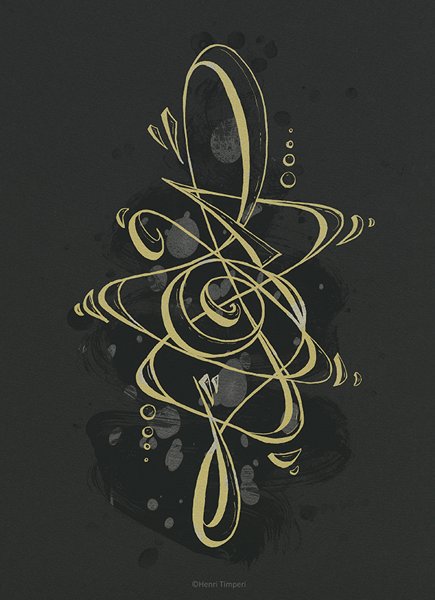 Product image of  The Key (Black) - Juliste - A4