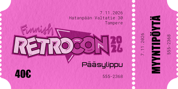 Product image of  FRC-26 Myyjän pääsylippu, sis. myyntipöydän *