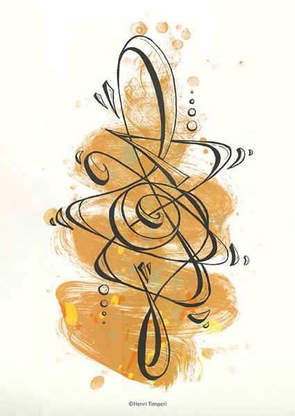 Product image of  The Key (Orange) - Juliste - A4