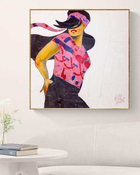 Product image of  Maalaus farkulla: Farkku-Suomi | Painting on Denim: Miss Jeans